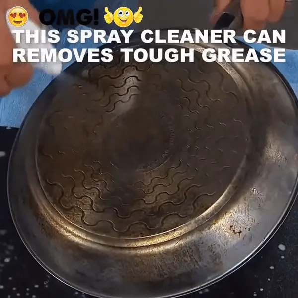 X-All Multi-Purpose Cleaner on Pans